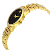  | Movado Museum Yellow Gold Stainless Steel Black Dial Quartz Watch for Women - 607005 | Watches | Movado | OneHub