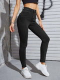  | SHEIN High Waist Skinny Jeans | Pants | Shein | OneHub