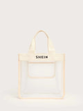  | SHEIN Letter Graphic Mesh Tote Bag | Comb | Shein | OneHub