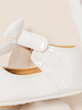 SHEIN Baby Bow Decor Flats