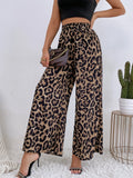  | SHEIN VCAY Leopard Print Wide Leg Pants | Pants | Shein | OneHub