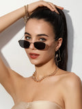 SHEIN Metal Frame Fashion Glasses