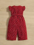  | SHEIN Baby Polka Dot Ruffle Sleeve Belted Jumpsuit | Dress | Shein | OneHub