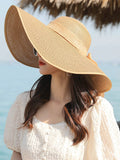  | SHEIN Bow Decor Summer Beach Straw Hat | Cap | Shein | OneHub