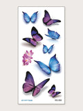 SHEIN 1sheet Butterfly Pattern Tattoo Sticker