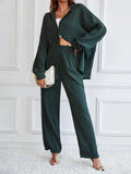 SHEIN Essnce Drop Shoulder Shirt & Pants