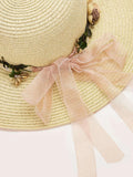  | SHEIN Summer Flower Decor Straw Hat | Cap | Shein | OneHub