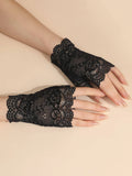  | SHEIN Hollow Out Fingerless Gloves | Gloves | Shein | OneHub