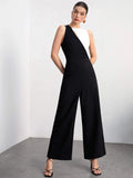  | SHEIN BIZwear Two Tone Wide Leg Jumpsuit Without Belt | Jumpsuit | Shein | OneHub