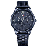 Tommy Hilfiger Damon Blue Mesh Bracelet Blue Dial Quartz Watch for Men - 1791421