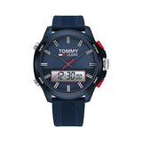  | Tommy Hilfiger Tommy Jeans Expedition Blue Silicone Strap Blue Dial Quartz Watch for Men - 1791761 | Watches | Tommy Hilfiger | OneHub