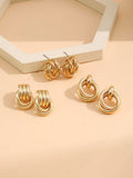  | SHEIN 17KM 3pairs Circle Design Earrings | Earrings | Shein | OneHub