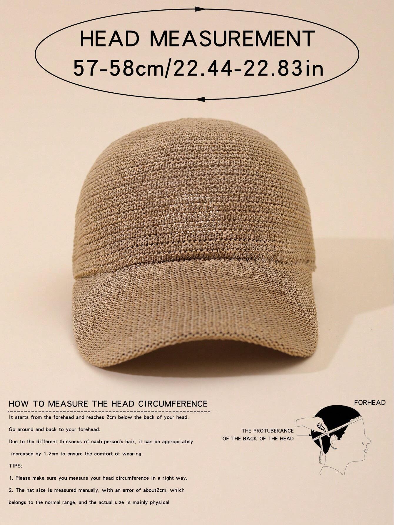  | SHEIN 1PC Unisex Korean Style Breathable Baseball Cap, Suitable For Spring And Summer Wear | Cap | Shein | OneHub