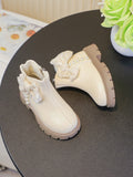 1 Pair Premium Baby Boots: Made Of Super Soft Leather, Like A "Second Skin" Wrapping The Little Feet