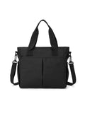 SHEIN 1 Piece Baby Solid Color New Nylon Fashion Travel Large Capacity Multifunctional Mommy Bag