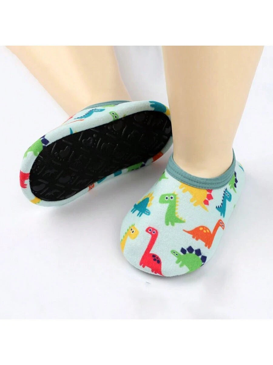  | 1pair Baby Girls' & Boys' Cartoon Pattern Anti-Slip Soft Sole Indoor Slipper Socks | Bags | Shein | OneHub