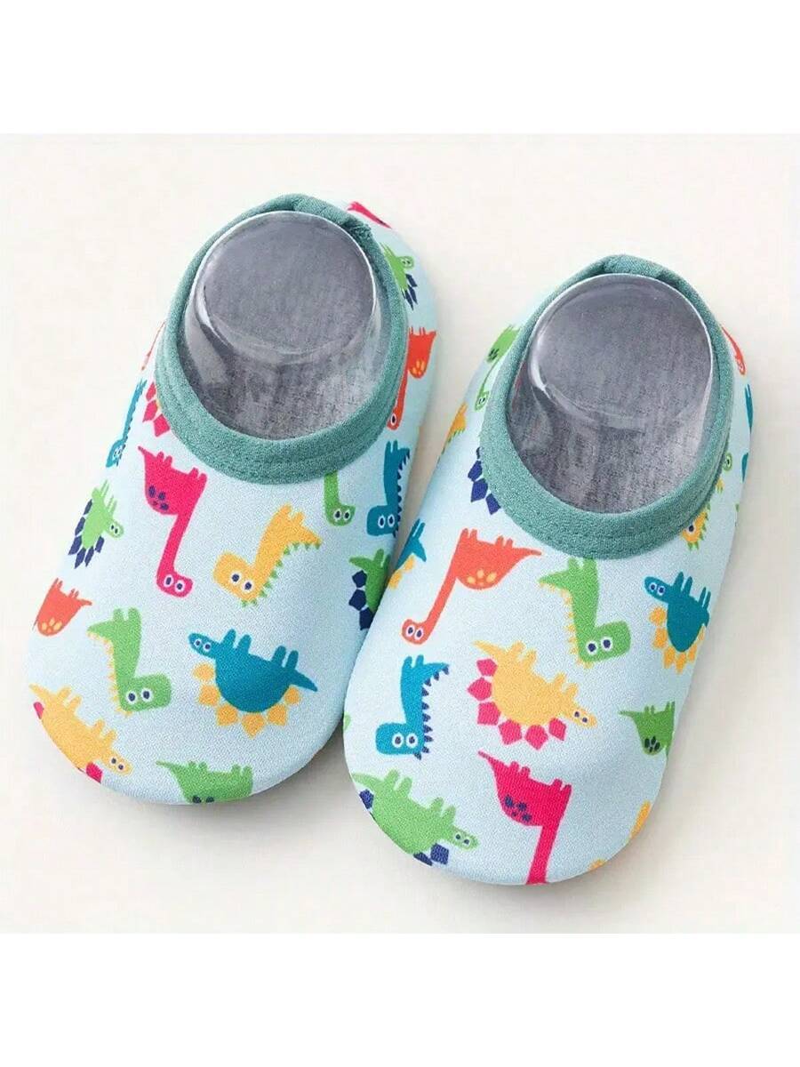  | 1pair Baby Girls' & Boys' Cartoon Pattern Anti-Slip Soft Sole Indoor Slipper Socks | Bags | Shein | OneHub