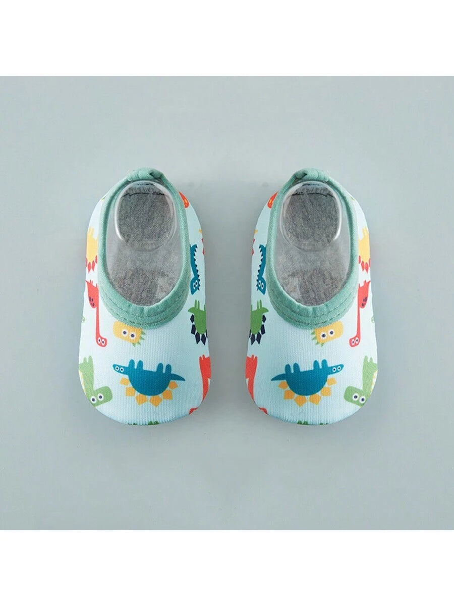  | 1pair Baby Girls' & Boys' Cartoon Pattern Anti-Slip Soft Sole Indoor Slipper Socks | Bags | Shein | OneHub