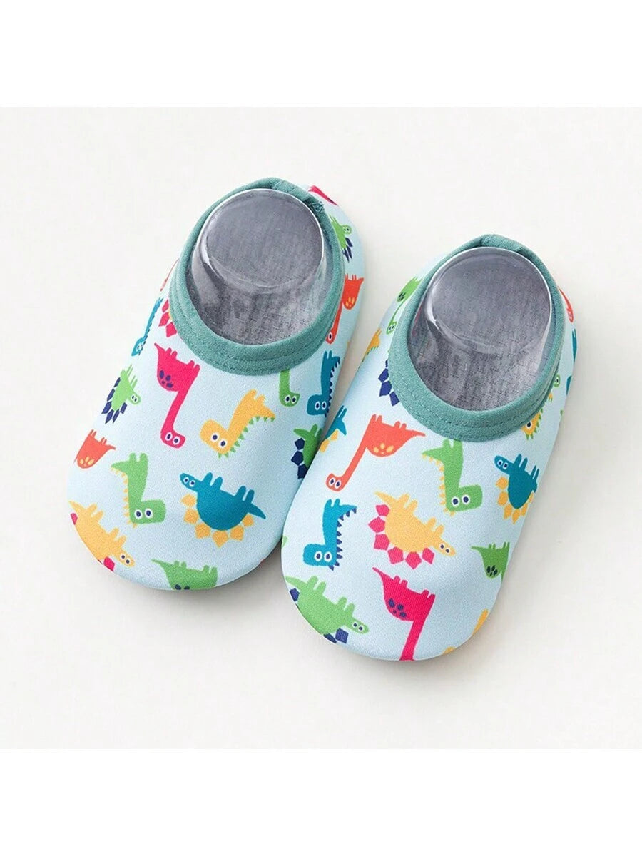  | 1pair Baby Girls' & Boys' Cartoon Pattern Anti-Slip Soft Sole Indoor Slipper Socks | Bags | Shein | OneHub