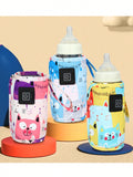 SHEIN 1pc Baby 3-Gears Adjustable Cartoon Milk Bottle Insulation Cover, Thermostatic, Portable For Home & Outdoor Use