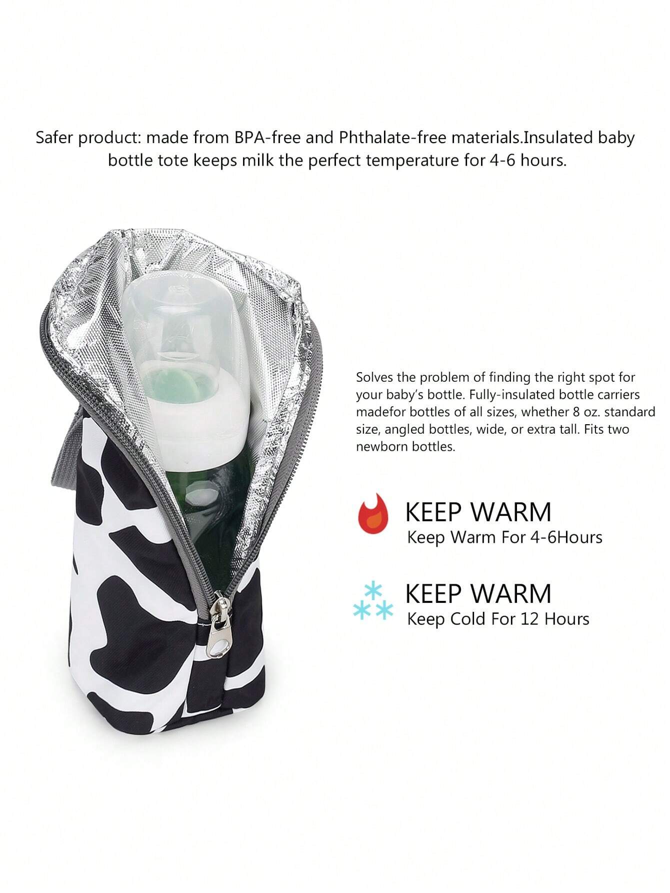  | SHEIN 1pc Baby Bottle Insulation Bag, Suitable For Daily Outdoor Use And Traveling | Bags | Shein | OneHub