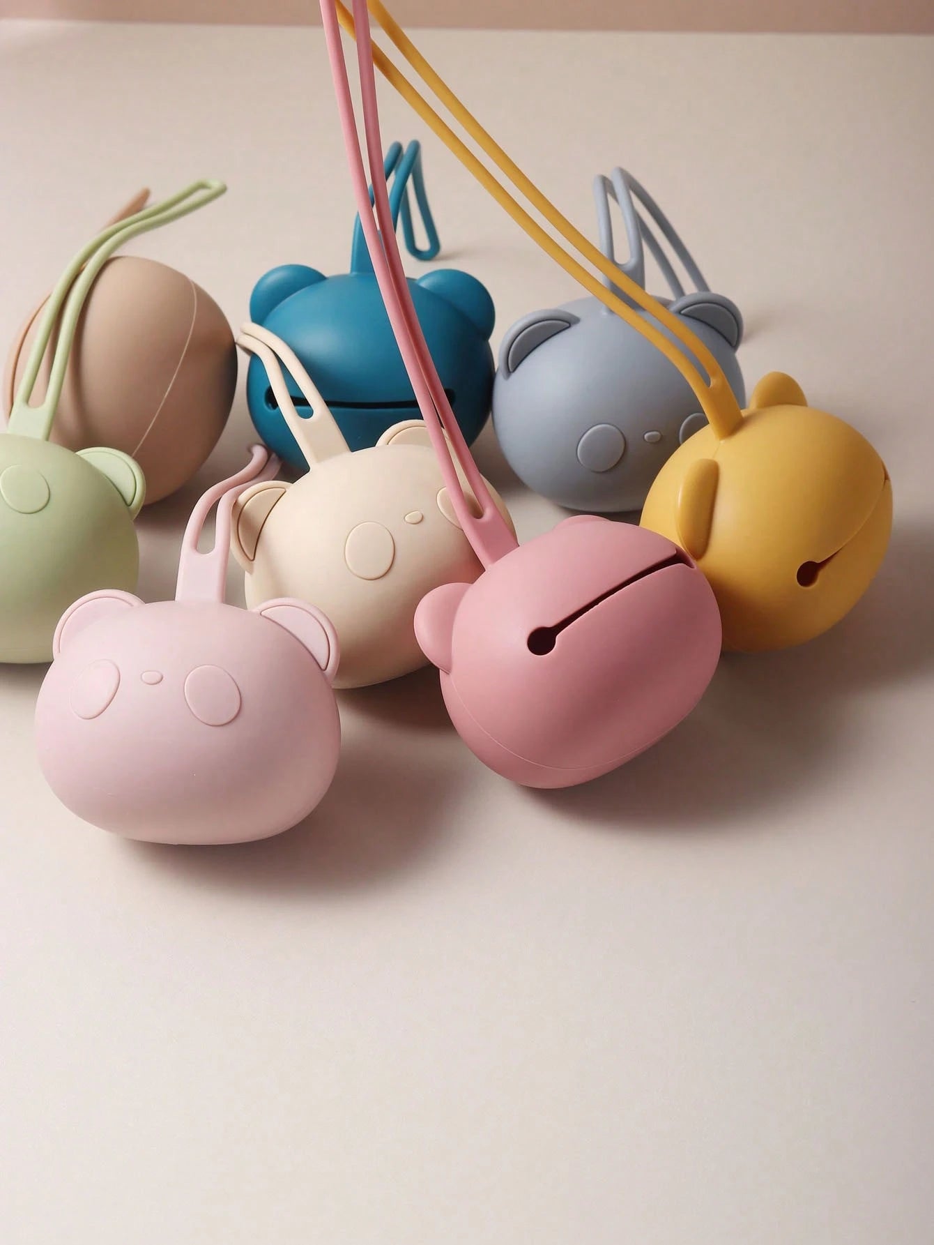  | SHEIN 1pc Baby Silicone Pacifier Case, Cartoon Panda Shaped Pacifier Storage Box | Bags | Shein | OneHub