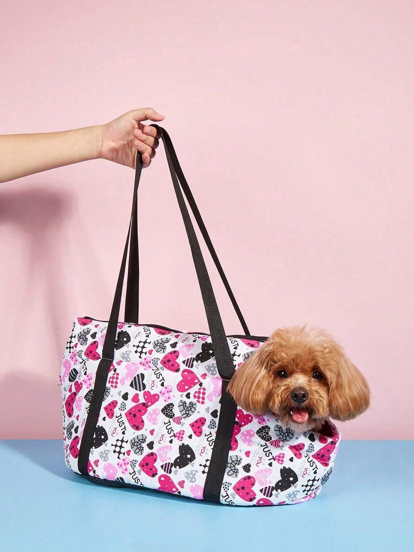  | SHEIN 1pc Canvas Pet Carrier Backpack Dog Sling Bag Escape Proof Suitable For Small Dogs Outdoor Travel Pet Supplies | Dress | Shein | OneHub