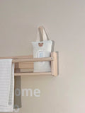 SHEIN 1pc Cartoon Bear Pattern Tissue Storage Bag For Car, Portable Handheld And Pull-Out Style Wet Wipes Organizer