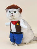  | SHEIN 1pc Cowboy Shaped Pet Costume | Dress | Shein | OneHub