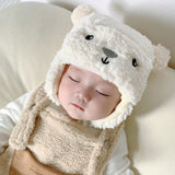  | SHEIN 1pc Cute Bear Shaped Toddler Baby Hat With Earflaps For Daily Winter Outing | Cap | Shein | OneHub