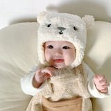  | SHEIN 1pc Cute Bear Shaped Toddler Baby Hat With Earflaps For Daily Winter Outing | Cap | Shein | OneHub
