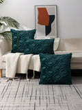  | SHEIN 1pc Dark Green Geometric Pattern Cushion Cover Without Filler, Modern Stretchy Throw Pillow Cover For Household | Pillow Cover | Shein | OneHub