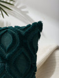  | SHEIN 1pc Dark Green Geometric Pattern Cushion Cover Without Filler, Modern Stretchy Throw Pillow Cover For Household | Pillow Cover | Shein | OneHub