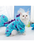  | SHEIN 1pc Flannel Pet Costume Thickened Four-legged Clothes For Small To Medium Sized Dogs And Cats | Dress | Shein | OneHub