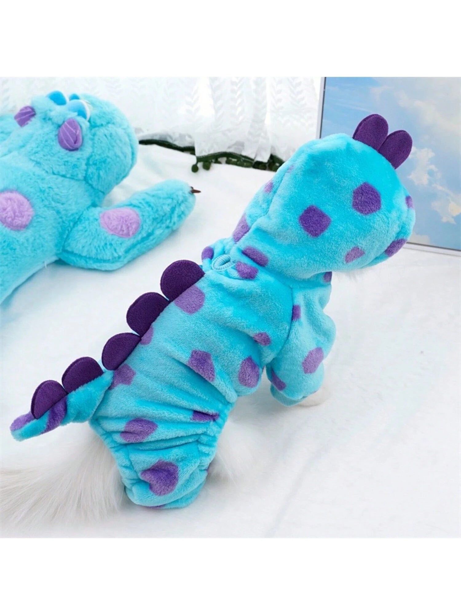  | SHEIN 1pc Flannel Pet Costume Thickened Four-legged Clothes For Small To Medium Sized Dogs And Cats | Dress | Shein | OneHub