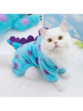  | SHEIN 1pc Flannel Pet Costume Thickened Four-legged Clothes For Small To Medium Sized Dogs And Cats | Dress | Shein | OneHub