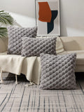  | SHEIN 1pc Grey Geometric Pattern Cushion Cover Without Filler, Modern Stretchy Throw Pillow Cover For Household | Pillow Cover | Shein | OneHub