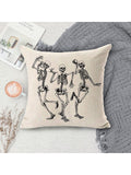  | SHEIN 1pc Halloween Decor Skull Patterned Pillow Cover, Sofa Cushion Case | Pillow Cover | Shein | OneHub