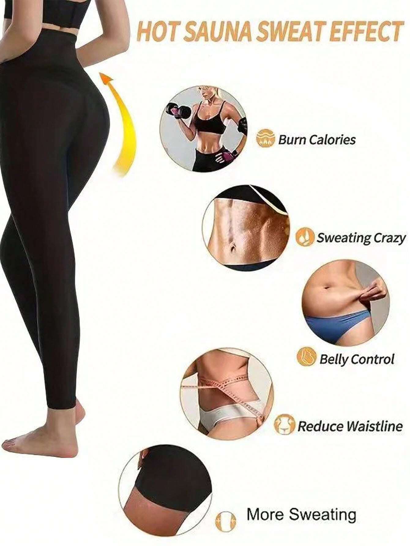  | SHEIN 1pc High Waist Sports Pants For Women, Booty Lifting, Sauna Shaping, Slimming, Yoga & Fitness Tight Leggings, Seamless Workout Pants, Perfect Body Shaper, Moisture Wicking Tights, Ladies Athletic Wear | Sports Leggings | Shein | OneHub