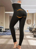  | SHEIN 1pc High Waist Sports Pants For Women, Booty Lifting, Sauna Shaping, Slimming, Yoga & Fitness Tight Leggings, Seamless Workout Pants, Perfect Body Shaper, Moisture Wicking Tights, Ladies Athletic Wear | Sports Leggings | Shein | OneHub
