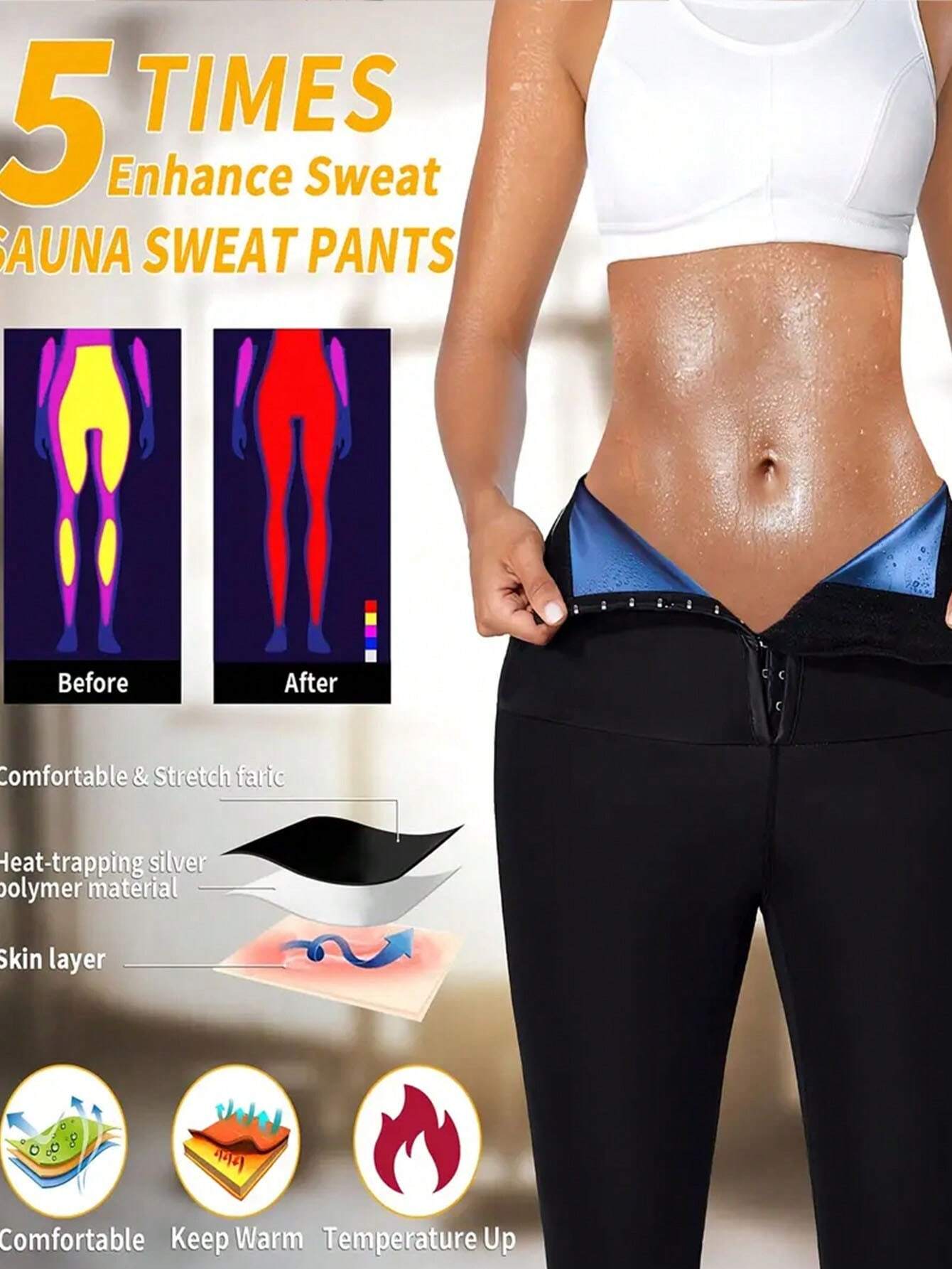  | SHEIN 1pc High Waist Sports Pants For Women, Booty Lifting, Sauna Shaping, Slimming, Yoga & Fitness Tight Leggings, Seamless Workout Pants, Perfect Body Shaper, Moisture Wicking Tights, Ladies Athletic Wear | Sports Leggings | Shein | OneHub