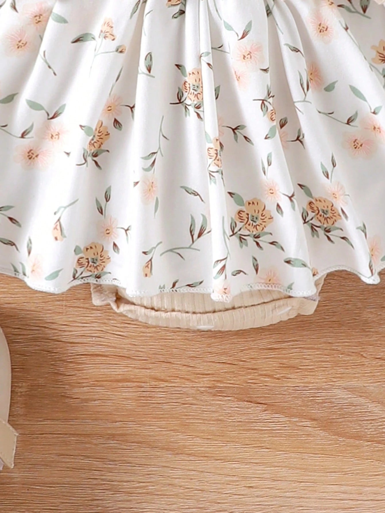  | SHEIN 1pc Infant/Toddler Girls Cute Round Neck Long Sleeve Jumpsuit, Thin For Spring/Autumn | Dress | Shein | OneHub