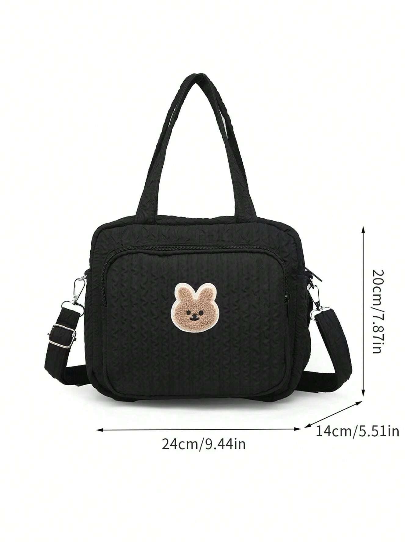  | SHEIN 1pc Multifunctional Diaper Bag For Mother And Baby Outdoor With Large Capacity, Embroidery And Insulation. Can Be Carried By Hand, Shoulder Or Crossbody. | Bags | Shein | OneHub