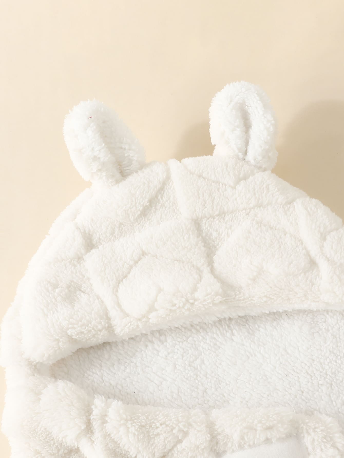  | SHEIN 1pc Newborn Rabbit Ear Double-layer Plush Baby Swaddle Blanket | Bags | Shein | OneHub