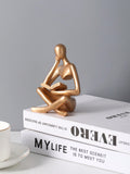  | SHEIN Resin Abstract Figure Reading Decorative Desk Ornament | Home Decor | Shein | OneHub