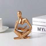  | SHEIN Resin Abstract Figure Reading Decorative Desk Ornament | Home Decor | Shein | OneHub