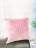  | SHEIN 1pc Pink Leopard Pattern Cushion Cover Without Filler, Soft Stretchy Throw Pillow Cover For Household | Pillow Cover | Shein | OneHub