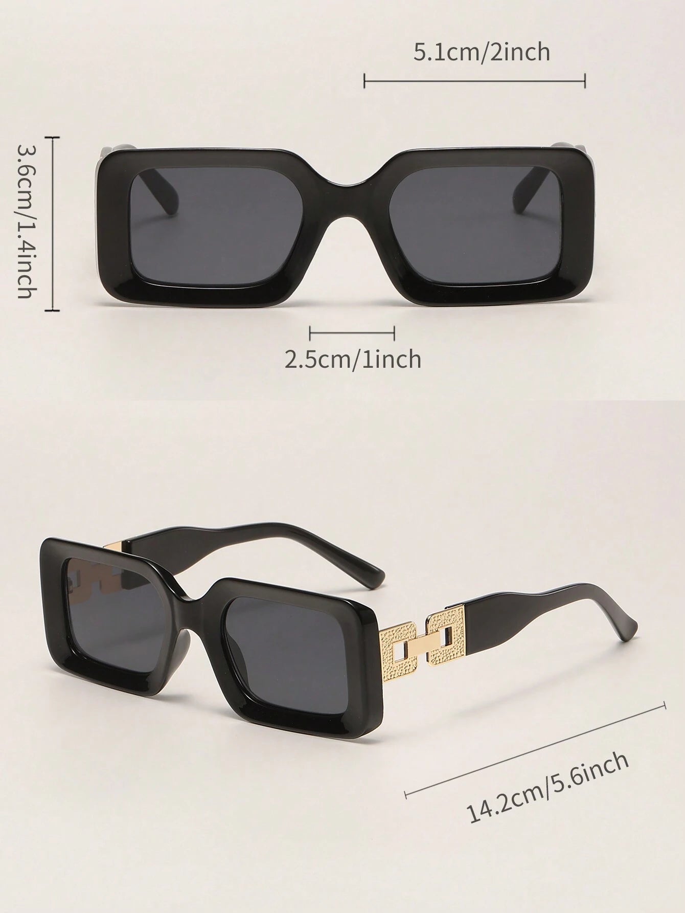  | SHEIN 1pc Plastic Square Shaped Fashionable Unisex Sunglasses Sunglasses Beach Sun Glasses | Sunglasses | Shein | OneHub