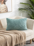 SHEIN 1pc Plush Stripe Pillowcase