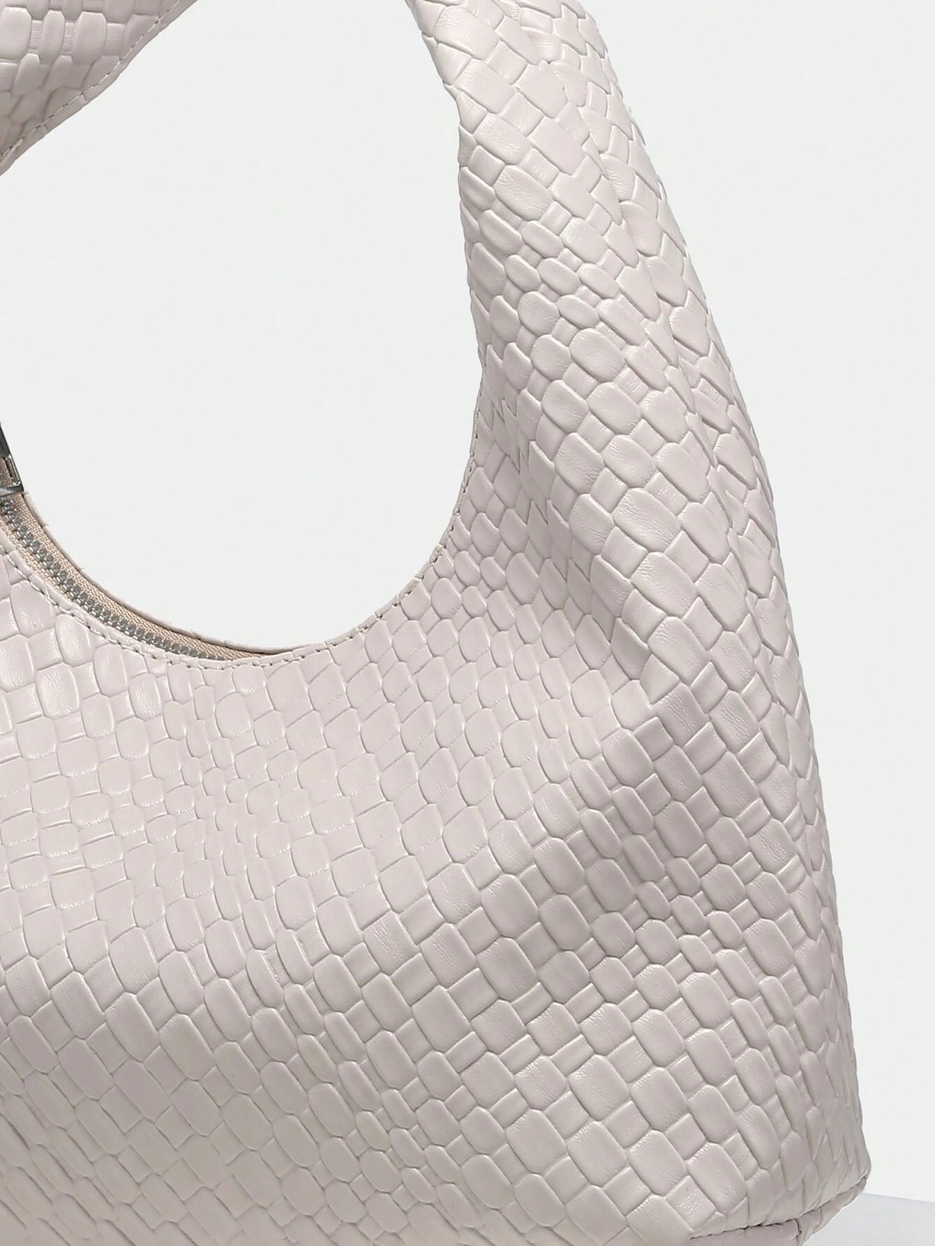  | SHEIN 1pc Vintage Minimalist Faux Leather Woven Hobo Shoulder/Underarm Bag, Suitable For Casual Outings, Dates And Commuting | Bags | Shein | OneHub